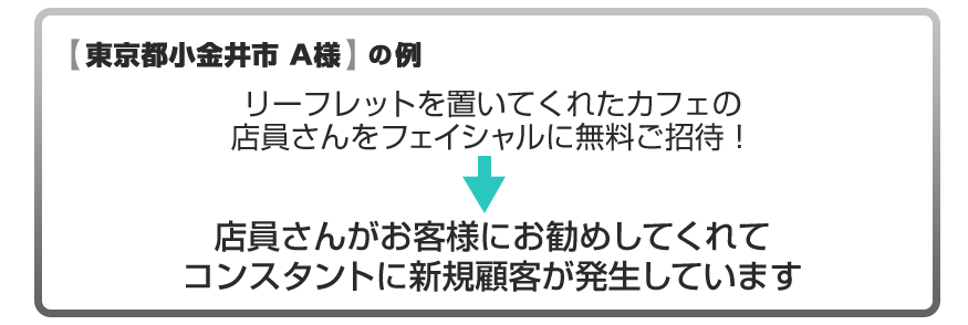 リーフレットの活用で新規集客に役立てている事例