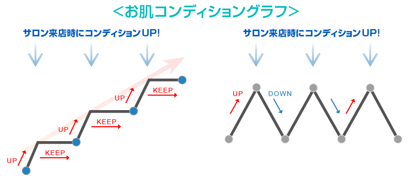 お肌コンディショングラフ